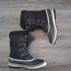 SOREL Pac Nylon Boots Size US 9 Eu 42 Clean! Barely worn